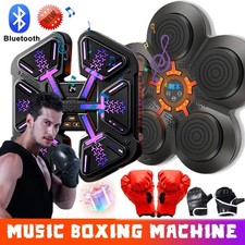 Smart Punching Boxing Electronic Music Machine Home Training Bluetooth With LED!