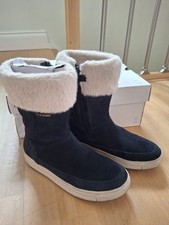 Geox Navy Suede Shoes Size UK 3 Girls