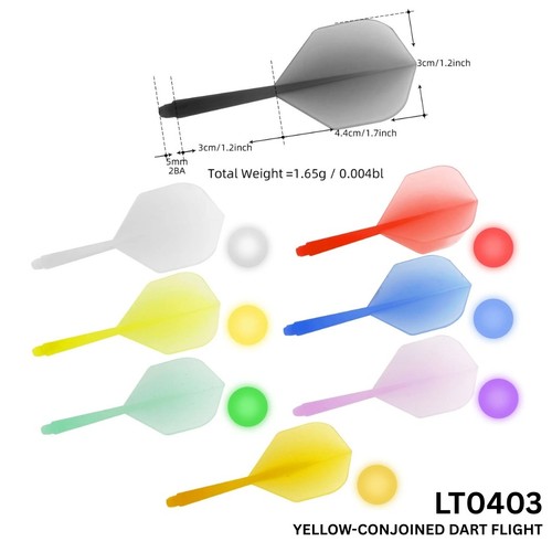 Flex dart flights - dart, all-in-one