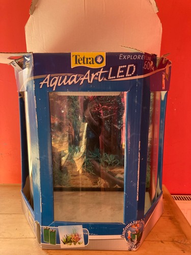 Half moon fish tank 60l - fish,