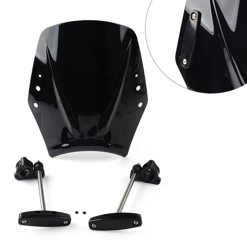 Black universal motorcycle - black,