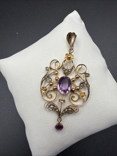 Antique 9ct gold edwardian - gold,