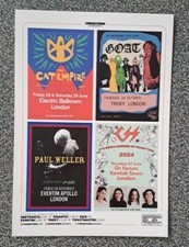 Postcard Flyer featuring Gigs