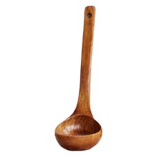 Wooden Cooking Serving Spoon Large Soup Spoon Cooking Utensil Spoon