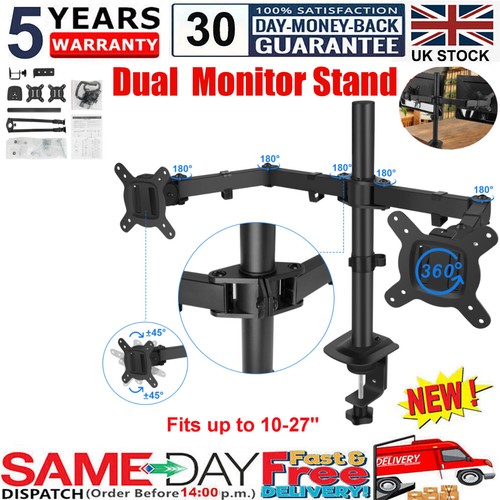 Double arm desk mount - arm, bracket