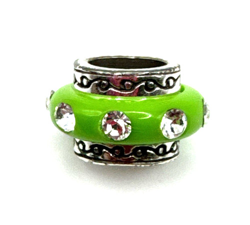 Brighton green dazzle oval - green,