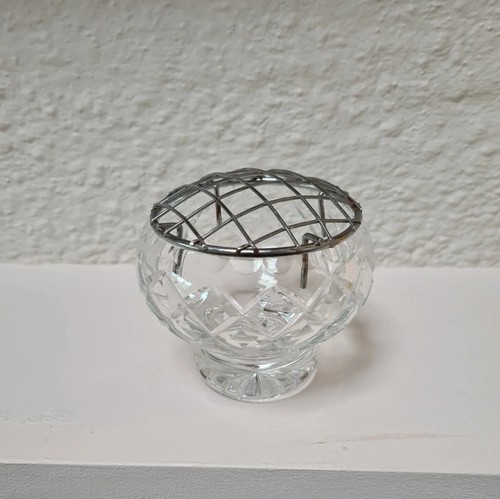 Vintage rose bowl - rose, metal