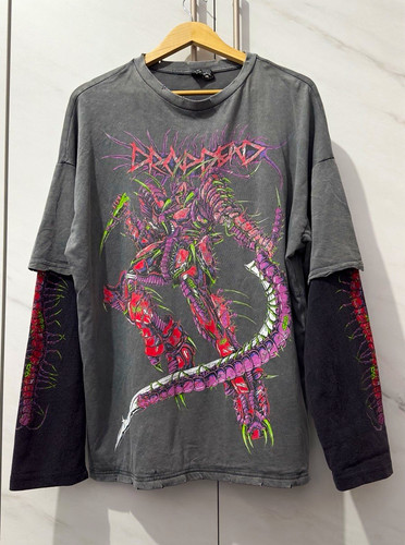 Drop dead grey graphic logo - drop,