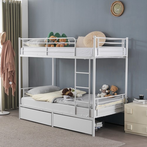 Heavy duty metal bunk bed - w/, 2