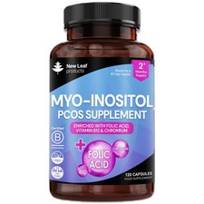 Myo-Inositol PCOS Supplement - Myo Inositol Capsules + Folic Acid B12 & Chromium