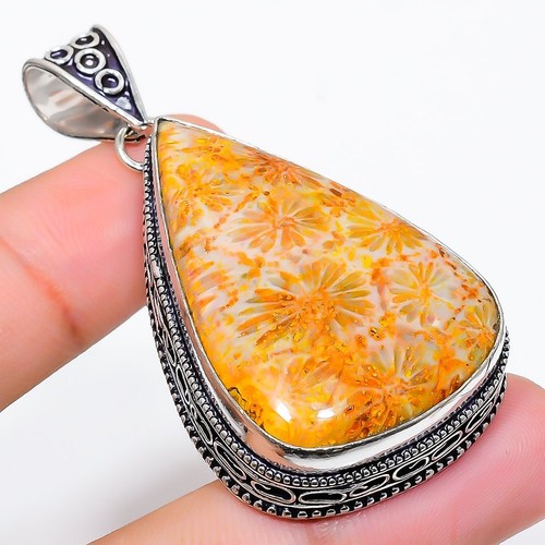 Fossil coral gemstone - coral,