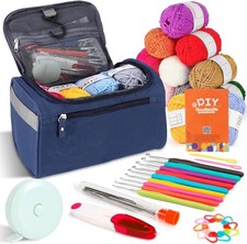 AIWMQYYF Crochet Kits for Beginners Adults, Knitting Kit Ergonomic Metal... 