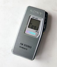 Sony SRF- M55 FM Stereo Groove Compact Pocket Radio - Tested