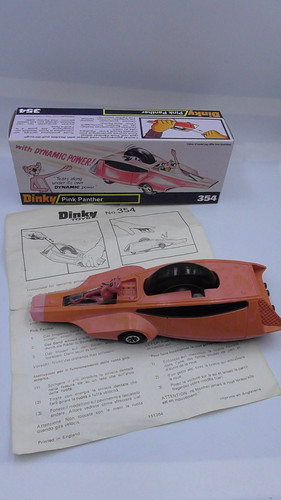 Dinky 354 pink panther fly - dinky,