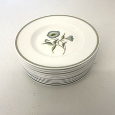 x12 Susie Cooper Wedgewood 'Katina' Bone China Floral Side Plates - 6.5" 17cm