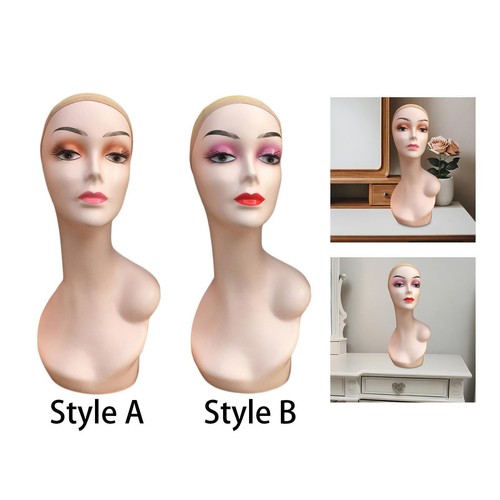 Female mannequin head - female,