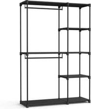 Freestanding Wardrobe, Foldable Closet, Coat Rack with Clothes Rails WARDROBE