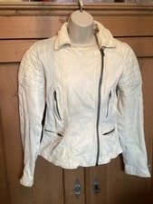 Women's Leather Biker Jacket All Saints Used Size 10