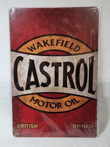 Castrol oil sign 8x12 - sign,
