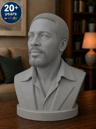 Marvin gaye bust statue - marvin,
