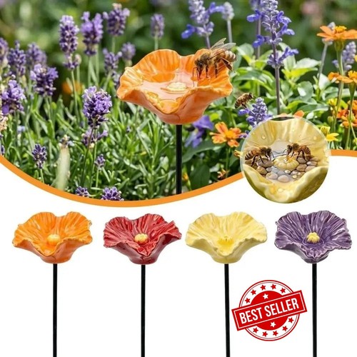 Handmade metal flower garden - metal,