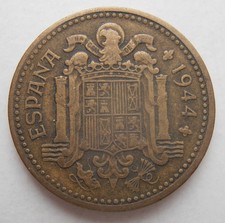 SPAIN  1 PESETA 1944