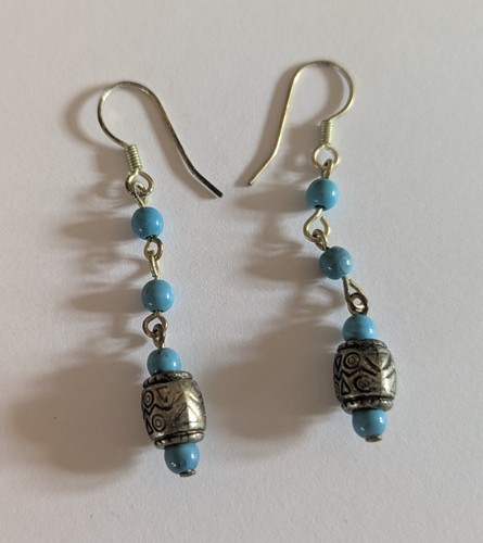 Genuine vintage earrings beads - genuine,