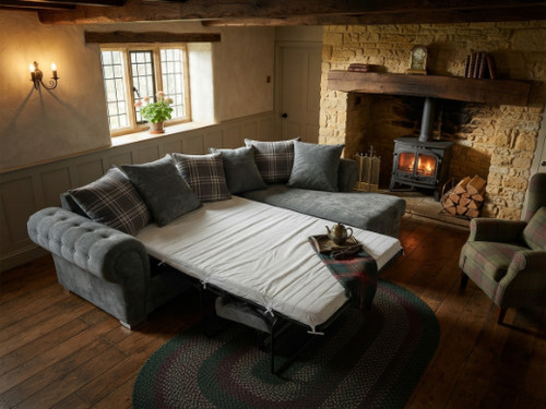 Grey corner sofa - grey,