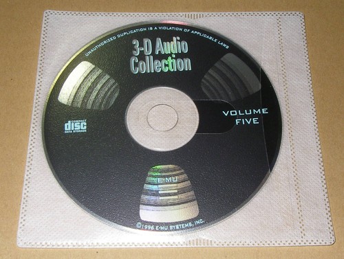 D audio collection - e-mu,