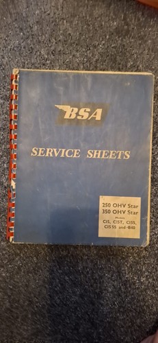 Bsa workshop manual service - bsa,
