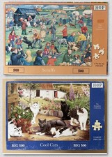 ? 2 BIG 500 XL  Jigsaw  Puzzles - Cats - Dog Show -  Children & Older Adults