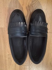 M&S Girls' Black Leather