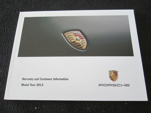 2013 porsche warranty - 2013,