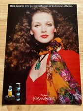 Vintage 1978 Yves Saint Laurent Rive Gauche Perfume Original Advert Advertising