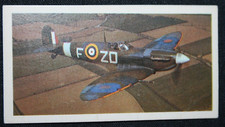 SUPERMARINE SPITFIRE  RAF World War 2  Fighter  Colour Card  JE27M