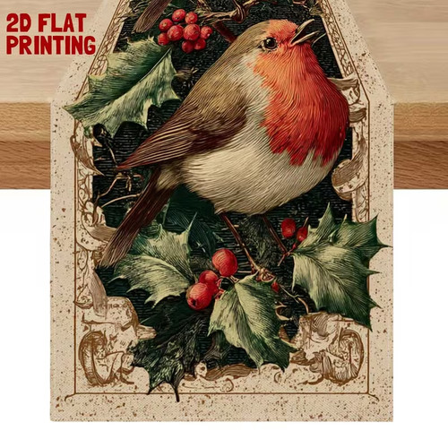 Christmas robin berries - robin,