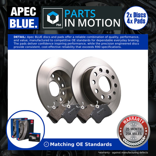 Solid brake discs and pads - solid,