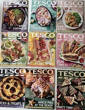 Collection of 9 Tesco Magazines 2023