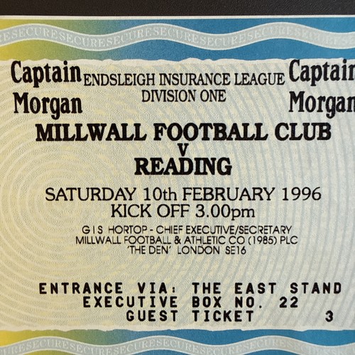 Millwall reading endsleigh - millwall, v