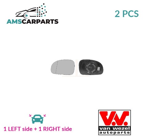 Rear view mirror glass - mirror, pair