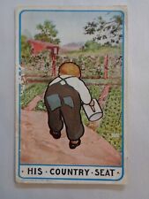 Vintage 'American' Postcard Comic Series UNPOSTED Artist Letus
