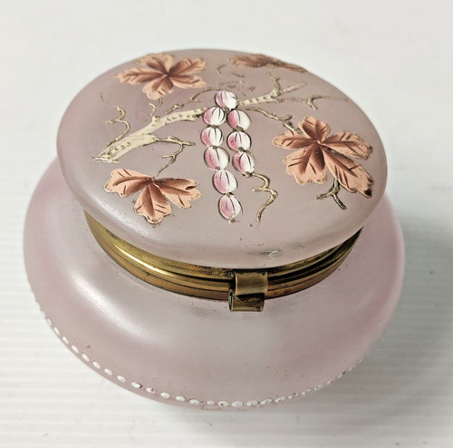 Pink frosted glass - frosted, box