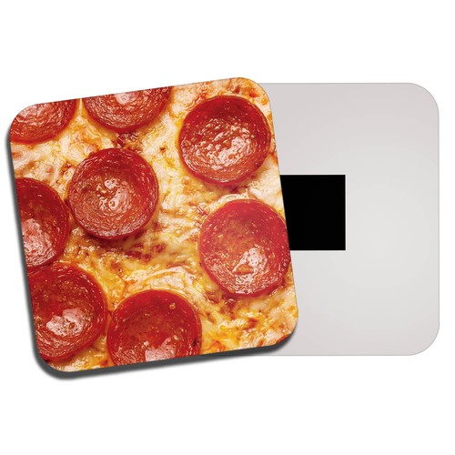Pepperoni pizza fridge magnet - pizza,