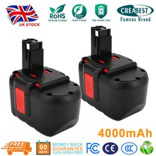 2x 4.0Ah 24V Ni-MH Battery For Bosch GSR GSB PSB 24 VE-2 GBH24VF BAT299 BAT030