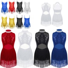 UK Girls Shiny Sequins Dress