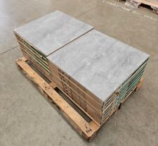 TILES JOBLOT 75: 60x60cm textured grey marble effect matt porcelain tiles 10SQM