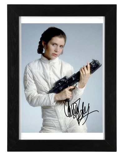 Carrie fisher signed autograph - fisher,