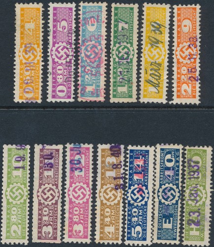Stamp germany revenue - germany, wwii