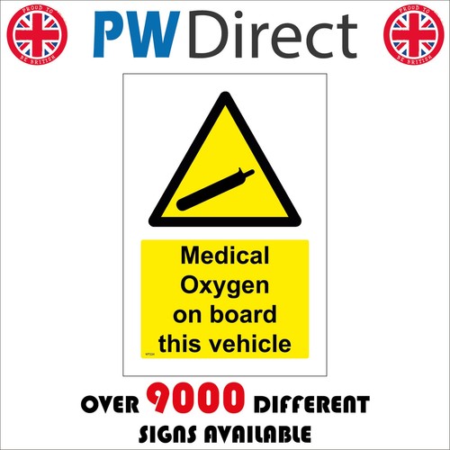 Sign medical oxygen - oxygen, on