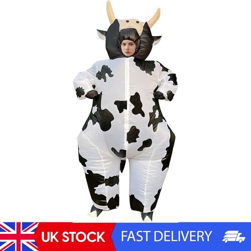 Inflatable cow costume blow - blow, up